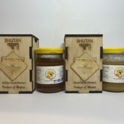 ブータン産はちみつ Pure Happy Honeyセット （ホワイトクローバー ＆ピンクのそばの花） 100g 各1瓶セット